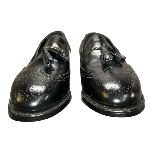 Nunn Bush Leather Black Men's Dress Shoes Vintage Kiltie Tassel Loafers Size 9.5 - Picture 7 of 16